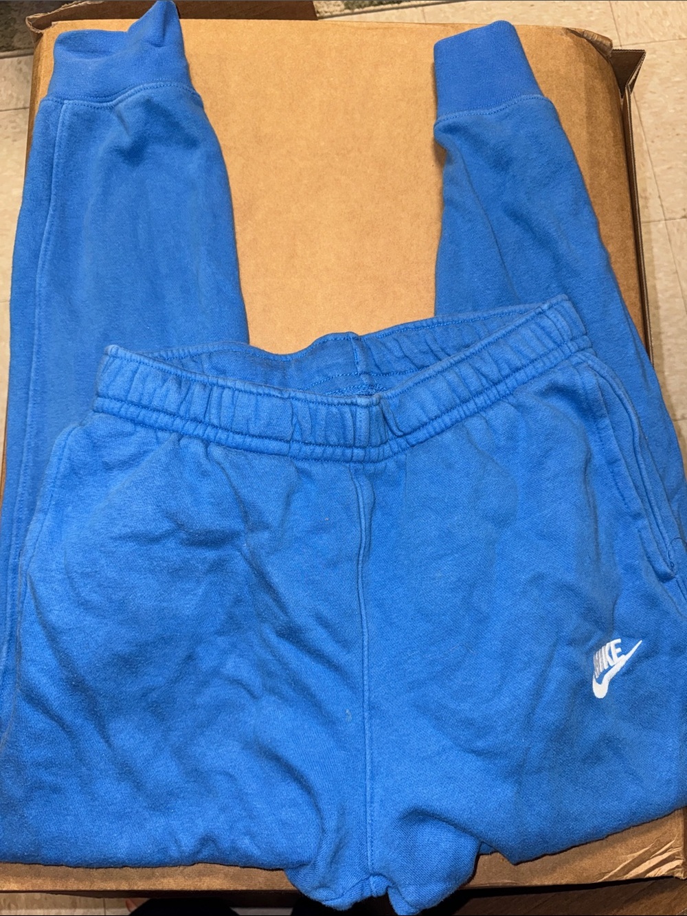 Nike Women’s Royal Blue Fleece Joggers
